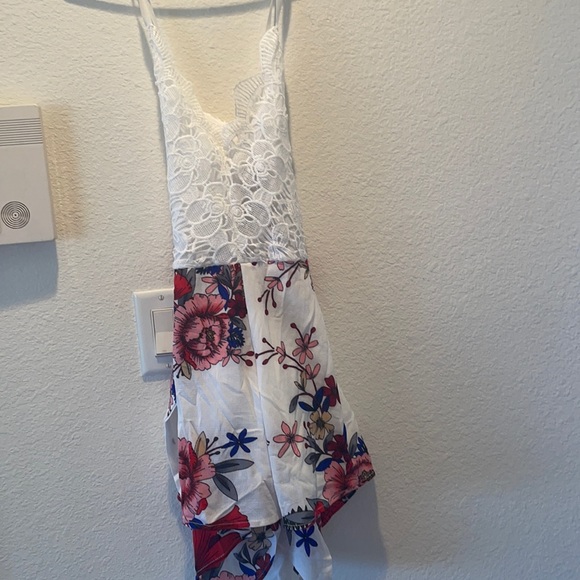 1 Small Shein Floral Romper